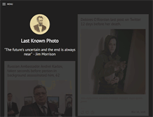 Tablet Screenshot of lastknownphoto.com